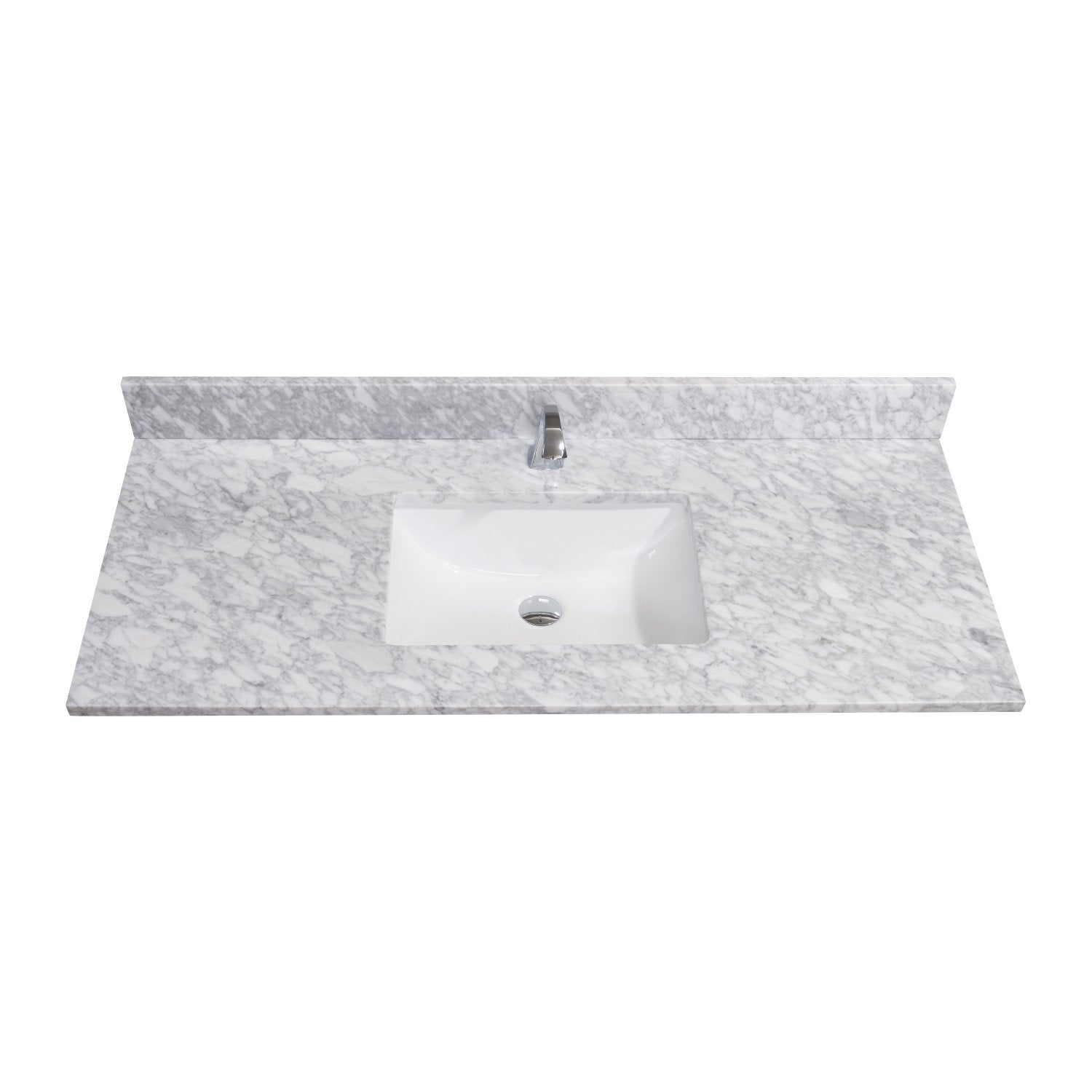 Carrara White Natural Italian Marble Vanity Top – J&J LIQUIDATORS LLC